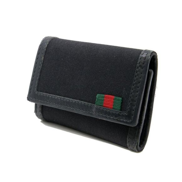 Gucci Signature Web Leather Nylon Six Ring Key Holder GG-1118P-0013 - Picture 1 of 8